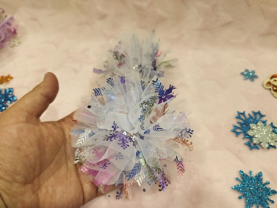 Новогодние пышные бантики