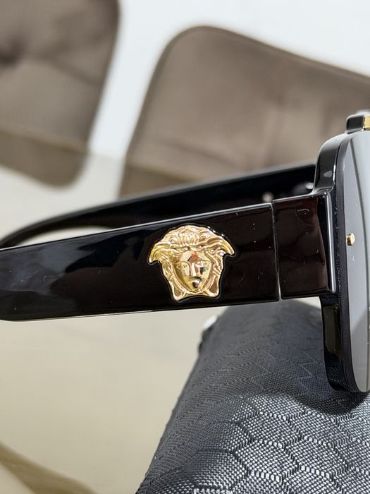 Ochelari de soare Versace Style – Design Exclusiv Black & Gold