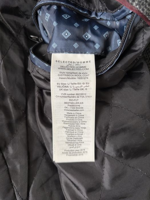 Palton Iarna Selected Homme L