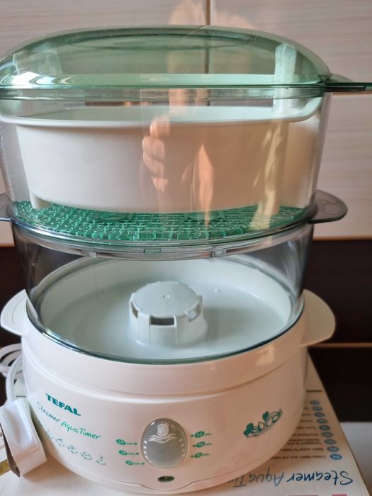 Aparat de gătit cu aburi Tefal Steamer Aqua Timer UK