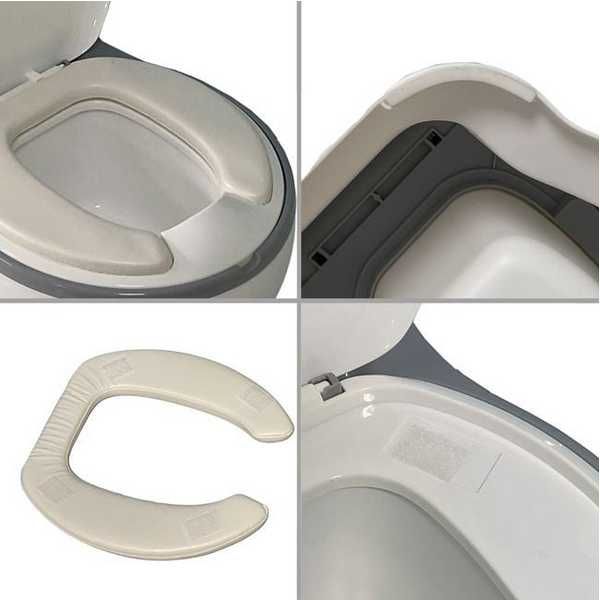 Обучително гърне за деца Mercado Trade, Със звук, Бял