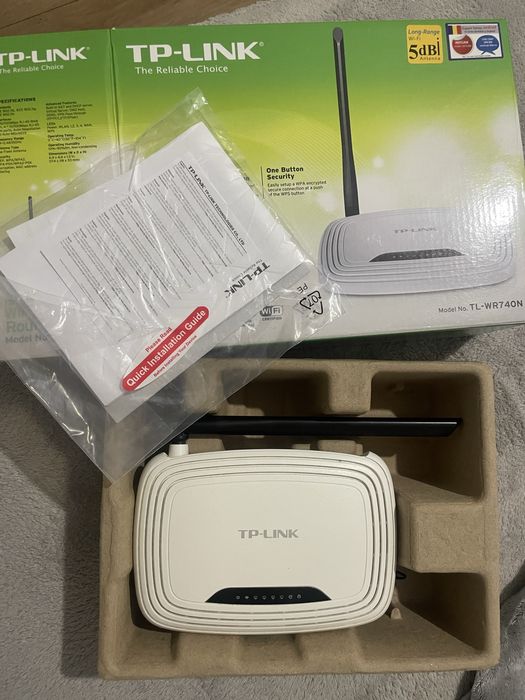 Рутер TP-Link TL-WR740N, Безжичен, Router, 150Mbps