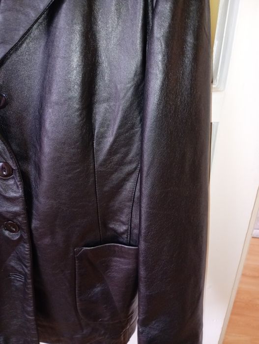 Haina dama din piele naturala