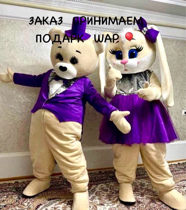 Аниматора только аренда  от 6000