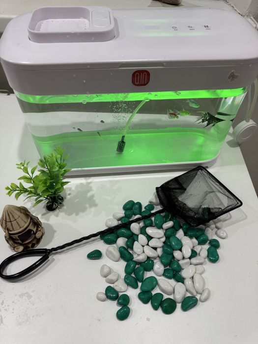 Аквариум на 10л с рыбками