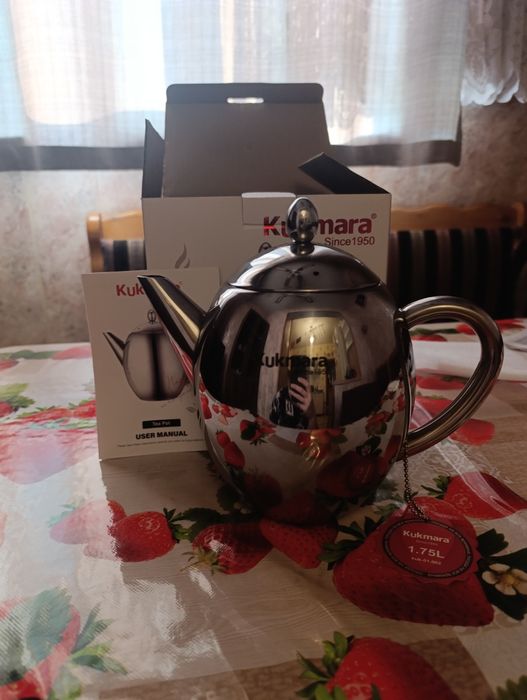 Новый заварочный чайник Kukmara 1.75 литра