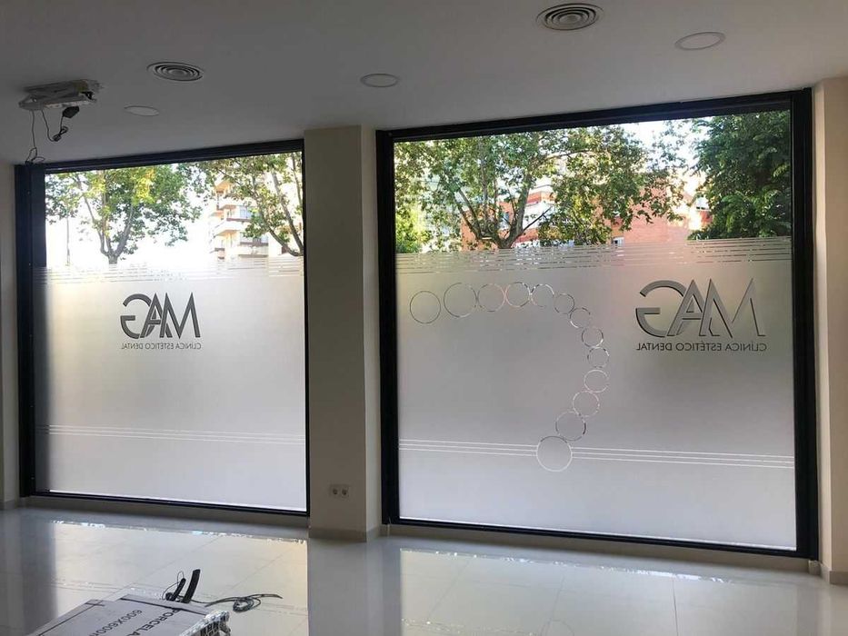 Акция! Матовая пленка для офисов Туманка Тонировка окон Matoviy plenka