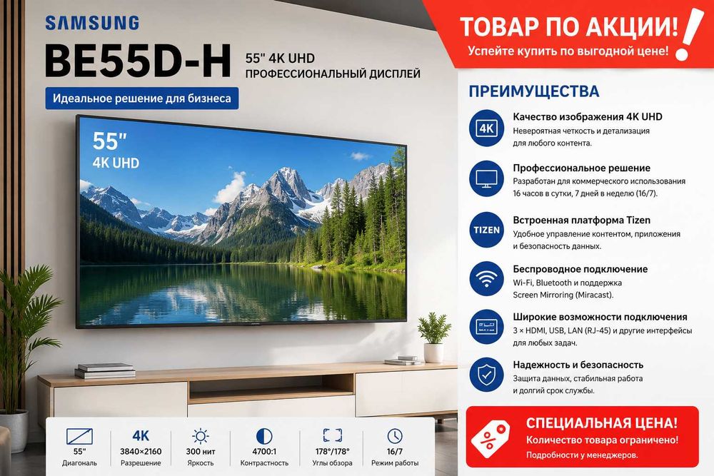 Телевизор Samsung BE55D-H