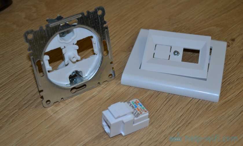 Установка и настройка модуля RJ-45 / RJ-45 modulini o‘rnatish