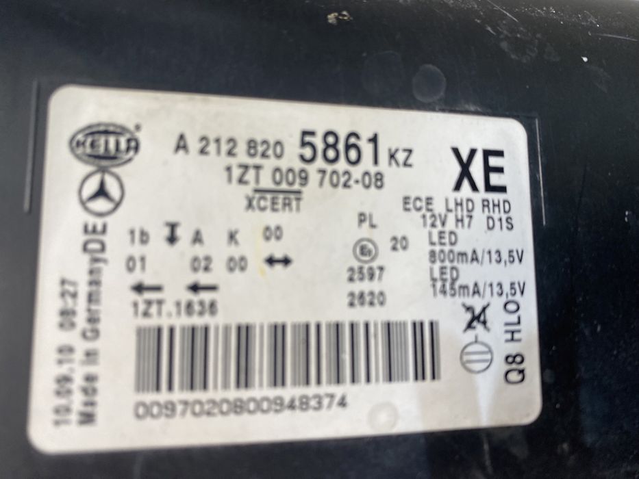 Фар фарове Мерцедес Е класа w212 Far farove Mercedes w212