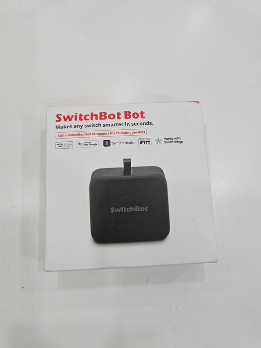 SwitchBot Bot Робот за Механично Управление на Ключове и Бутони, Черен