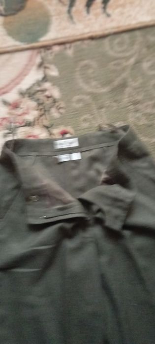 Pantaloni dama din stofa de lână