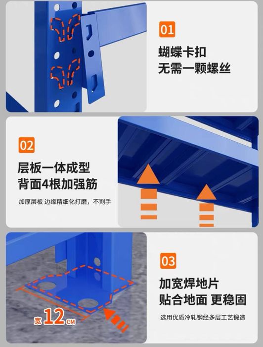 Торговые стеллажи 2m*2m*60sm 4 qavatlik