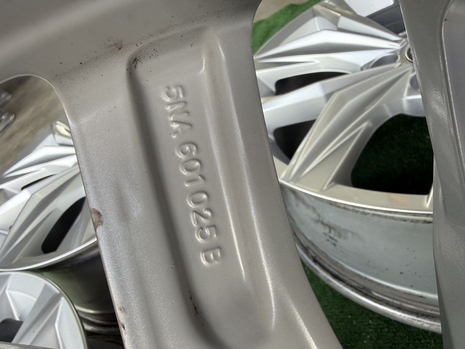 4бр. КАТО НОВИ 18” ОРИГИНАЛНИ Джанти 5х112 “KINGSTON” за -VW/AUDI/SEAT/SKODA- 7.0Jx18H2, ET43