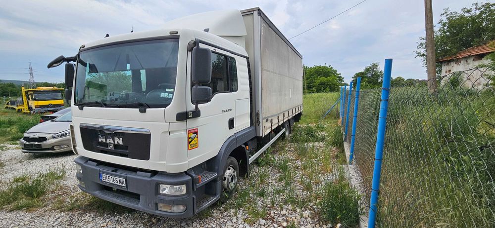 Ман тгл 8.250 4х2  евро 5 падащ борд , печка, хладилник , нов тахограф