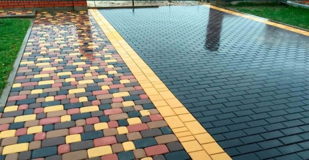 Укладка брусчатки