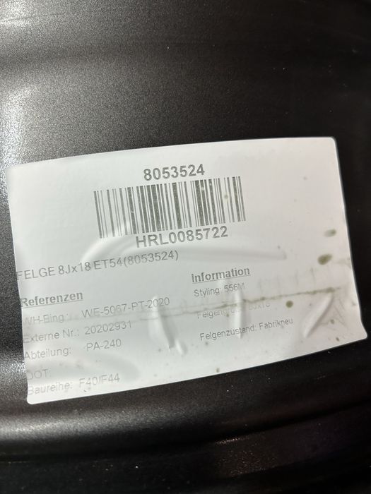 Джанти 18 Цола 5х112 BMW X1 F48 X2 F39 Gran Taurer F 45 F 46 1 ser F70 F40 2 ser F74 F 78 F 44