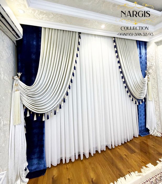 Uyingizga va ofisingizga mos eng chiroyli pardalarni tikib beramiza