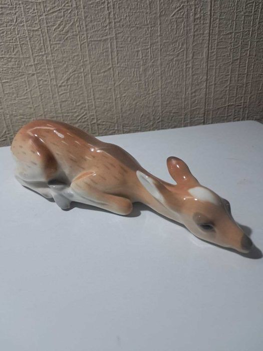 Фарфоровая Статуэтка Олененок Косуля ЛФЗ
