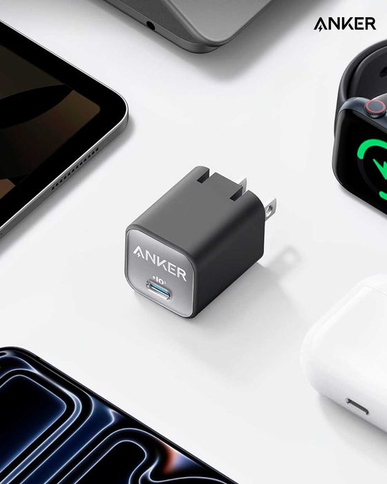 Зарядное устройство + кабель Anker Nano Charger 30W