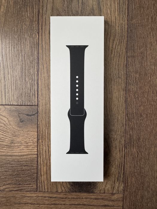 Оригинална черна каишка за Apple Watch 10/11 -  42 mm