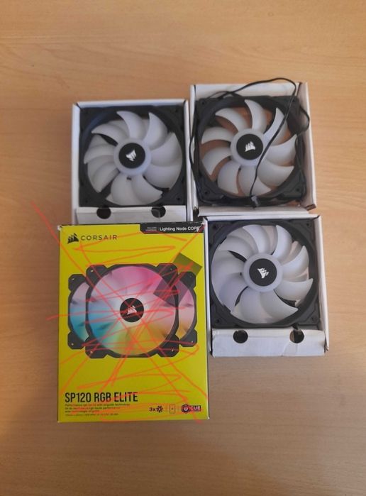 лот вентилатори NZXT/Corsair/Thermaltake/Alpenfohn/be quiet!/140/120mm