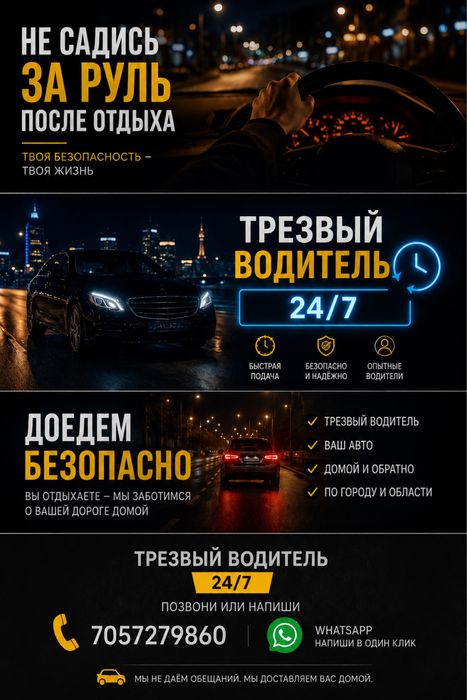 трезвый водитель