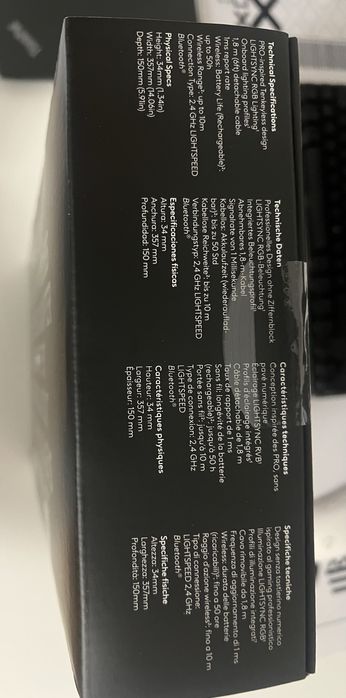 Tastatura mecanica logitech g pro x tkl lightspeed red switches linear