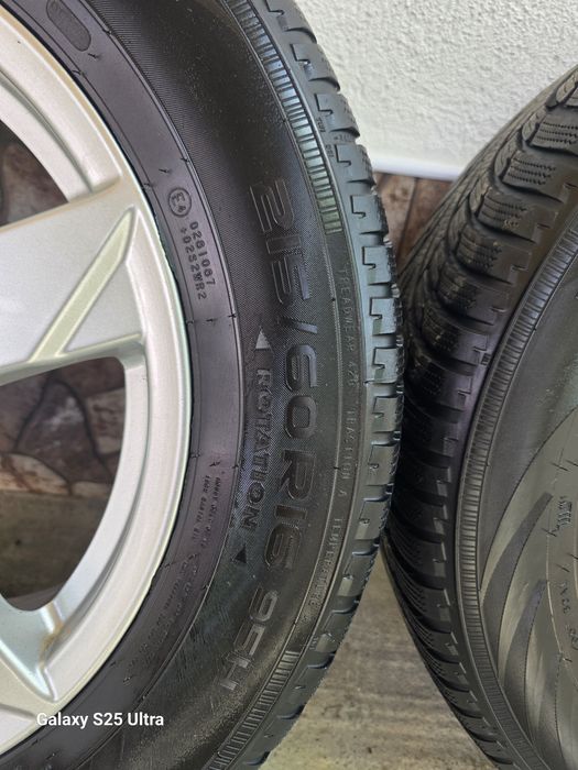 Джанти с гуми 5×112/16 цола vw golf pasat sharan touran kadi