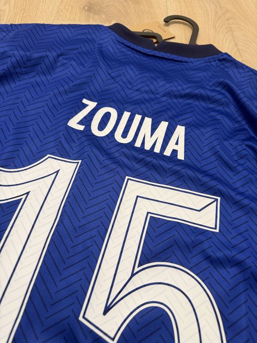 Tricou de fotbal Chelsea Fc patch Champions leagu Nike Kourt Zouma 15 marime M nou cu eticheta