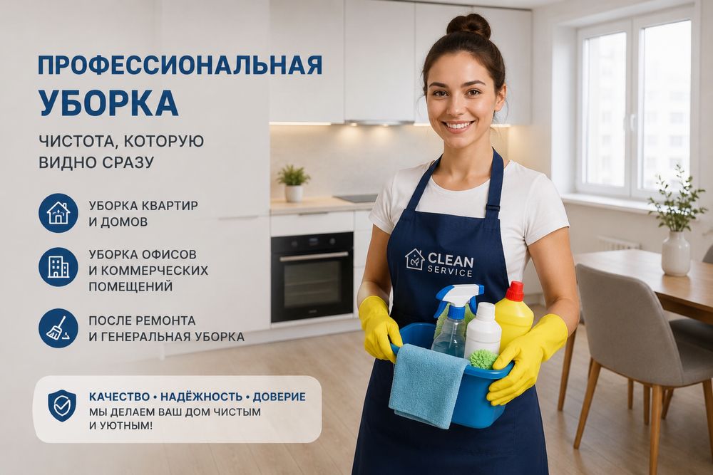Уборка домов и каартир