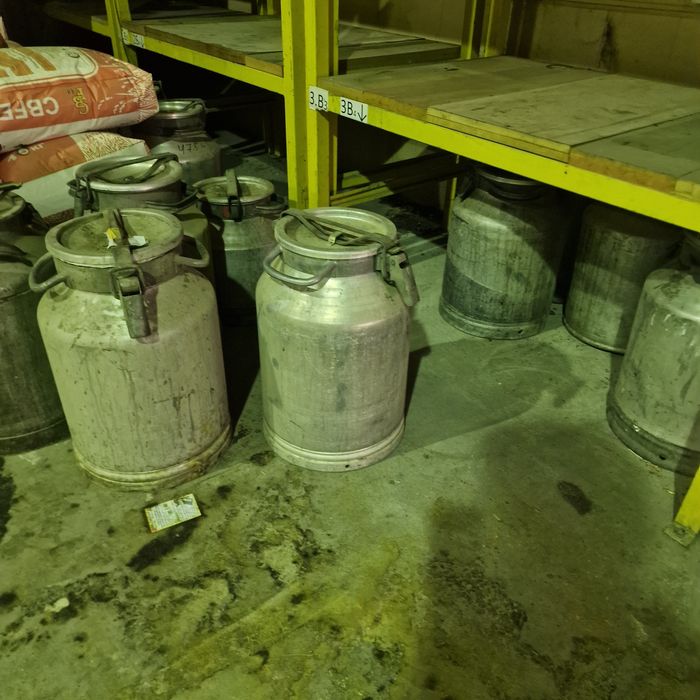 Бидон алюминий б/у