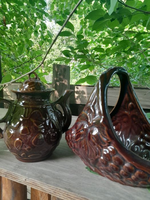 Чайник и ваза керамика