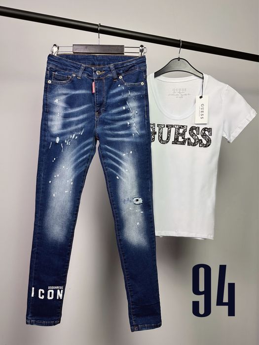 Dsquared дамски дълги сини дънки