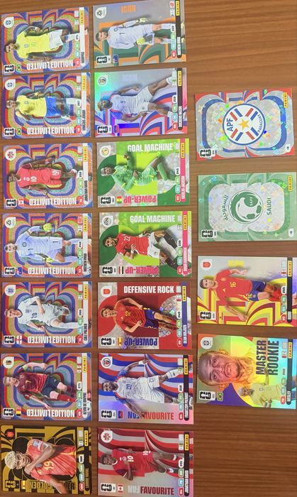 Оригинальные карточки Panini