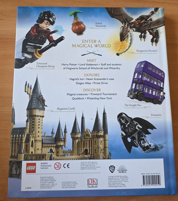 Две LEGO Harry Potter книги - Magical Treasury и  Spellbinding Guide