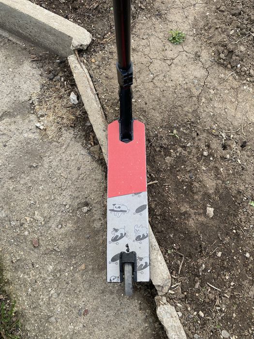 Самокат трюковой. Самокат для трюков. Tech team zorg.