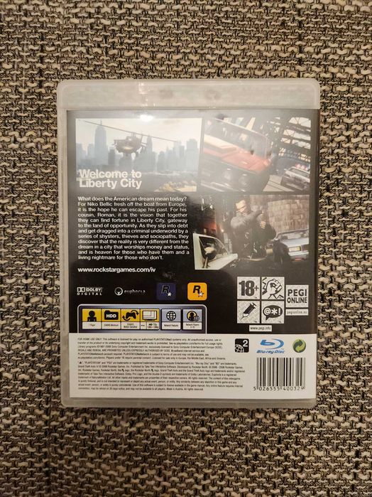 Grand Theft Auto IV (GTA 4) pentru PlayStation 3 (PS3)
