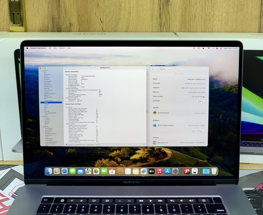 Macbook Pro 16inch 16/512GB Touch Bar Touch iD