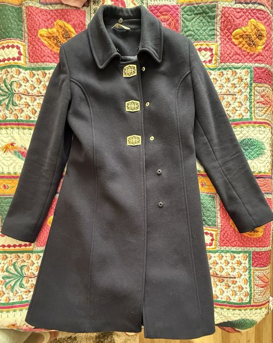 Палто от естествена вълна и кашмир