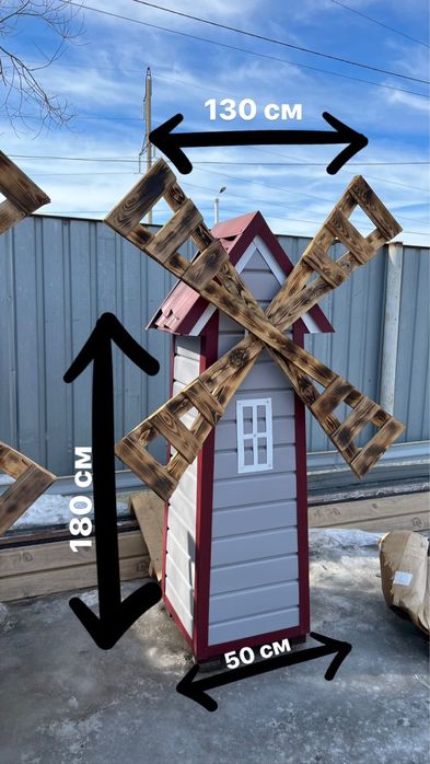 Декоративная мельница для сада