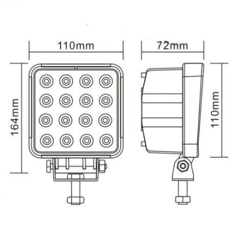Мощни диодни Халогени 48W и 42W