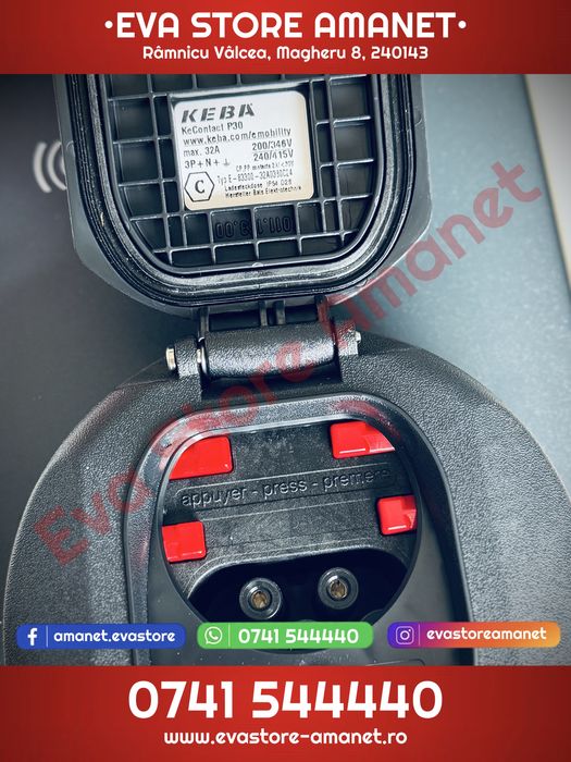 Statie incarcare auto electrica premium Cahors Boxeo AC (KEBA P30 x-series) 22kW 4G MID RFID Type 2 - Noua
