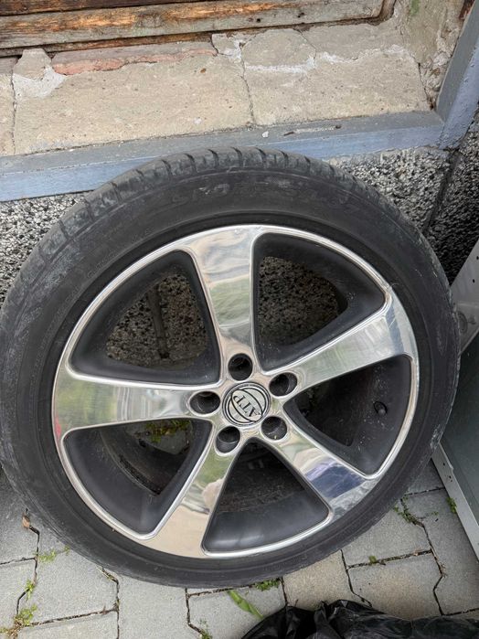 4бр Джанти ATP 17" 5x100 ET35 7J + гуми 225/50 R17 Golf 4 A3 Fabia