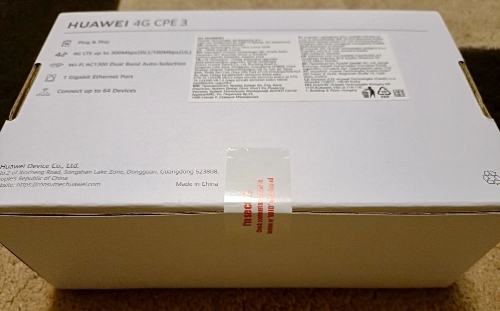 Huawei B530 4G Plus Flybox New