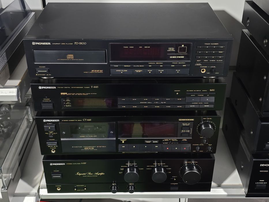 Linie audio PIONEER, amplificator, deck, tuner,cd player, hifi sistem
