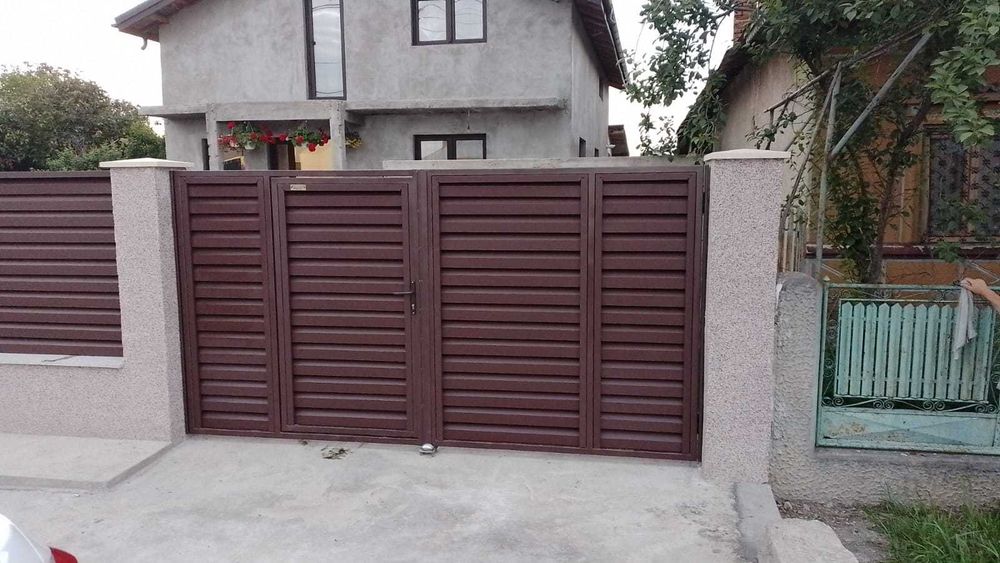 Gard metalic jaluzea | Suruburi ascunse | Bucuresti | Model 2025 |