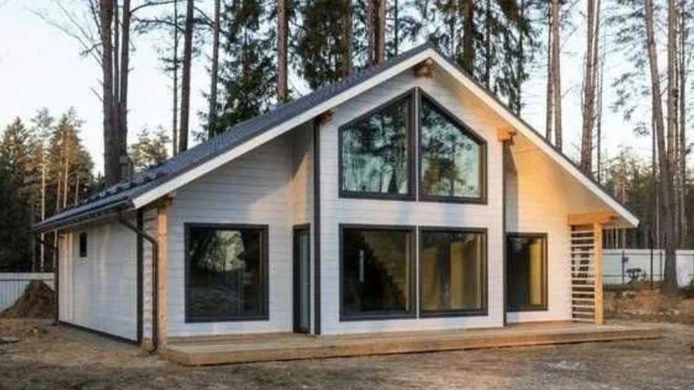 Vând case pe structura metalica