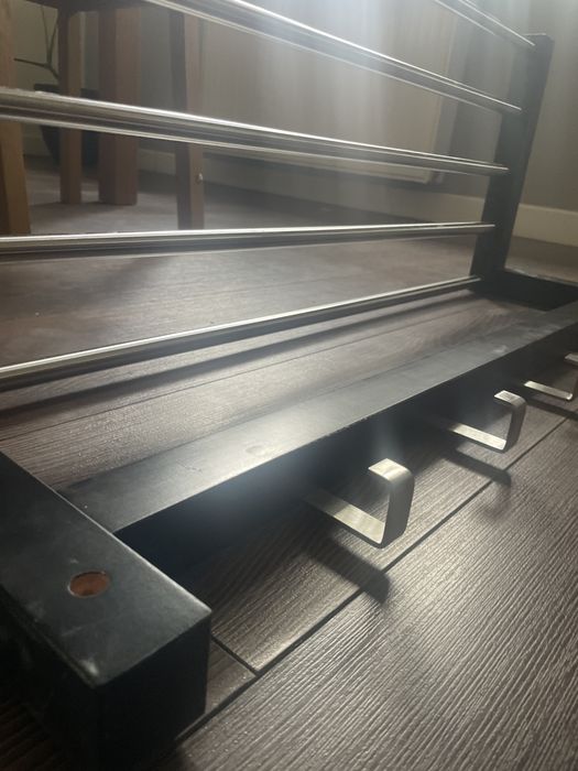 Cuier cu polita Ikea Negru