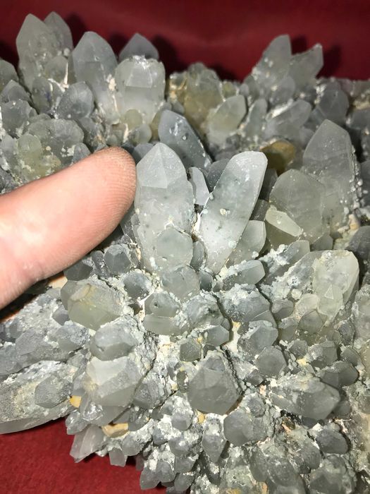 Кварц с пирит голям